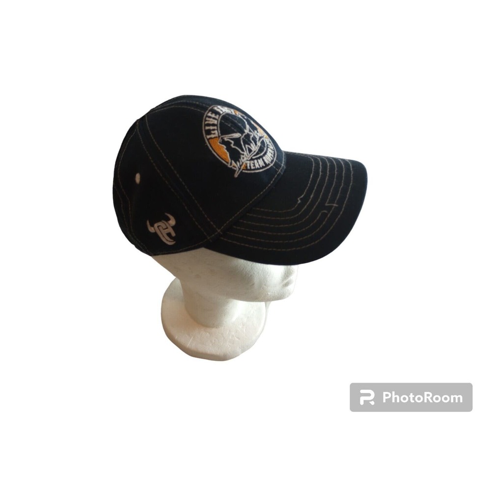 Cowboy Hardware Navy Blue Adjustable Hat Live Fast Roper Life Baseball Cap Rodeo
